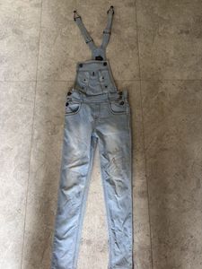 Light Wash Denim Overalls