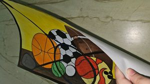 Sport Items Painting