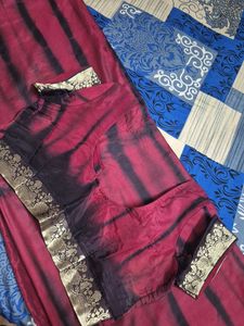 Designer Silk Saree with Blouse