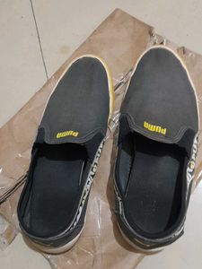 Black Slip-Ons
