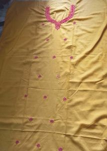 unstitched embroidery full suit piece