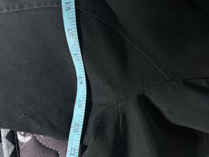 Classic Black Double-Breasted Trench Coat