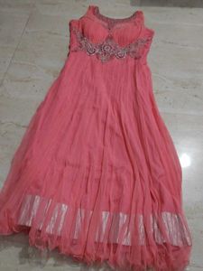 Beautiful Pink Embellished Kurta Set