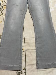Lee Cooper Grey Flare Denim Jeans