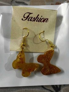 womane resin earrings 2 pairs combo
