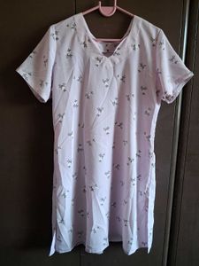 Light Purple Printed Kurta Set with Palazzo