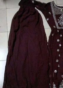 Embroidered Kurta with Dupatta Set
