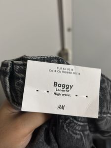 High waist Grey baggy H&amp;M jeans