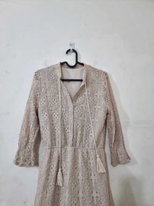 Boho Lace Tassel Dress