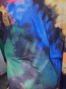 Abstract Print Mesh Top