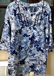 Blue Tunic Top