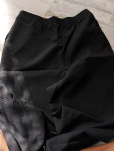 Classic Black Wide Leg Trousers