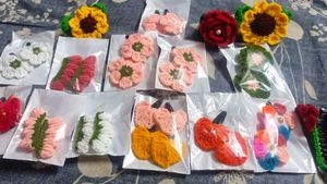 buy any 1 Handmade Crochet Hair Clips &
