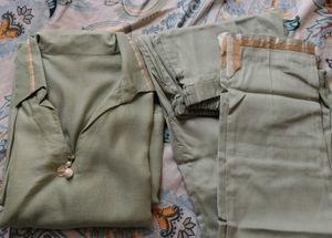 Elegant Sage Green Kurta Set