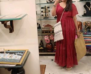 Elegant Red Maxi Dress