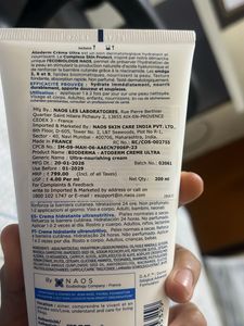 Bioderma Atoderm Creme Ultra Moisturising Cream