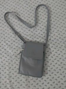 Gray Crossbody Bag