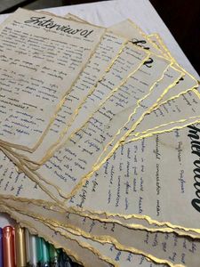 Readymade Hand Decorate sheets for Project File