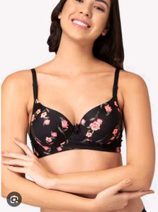 Floral Print Padded Bra