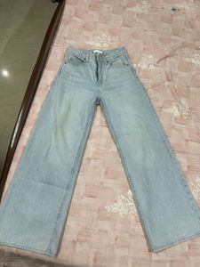 Light Wash Wide Leg Jeans