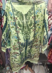 Green Ethnic Kurta Set 💚