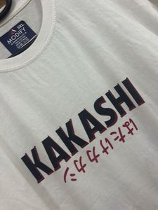 Kakashi Backprint Graphic Tee - Anime Inspired
