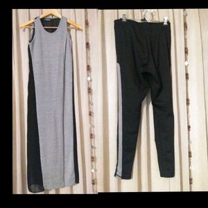 Gym Pant With Freebie 🎉Grey Long Cover-up