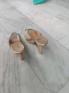 Sparkling Embellished Block Heels
