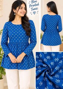 BRAND NEW Blue Printed Kurta Tunic💙