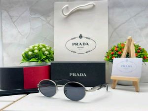 Prada Sunglasses - Round Metal Frame