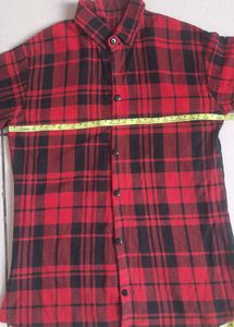Classic Red &amp; Black Plaid Shirt