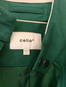 Celio Branded Original Men's Green Bomber Jacket