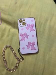 Cute Pink Bow iPhone 13 Case