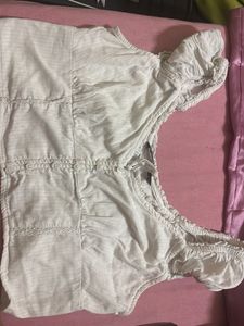 Chic White Puff Sleeve Top