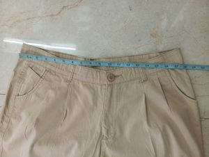 WOMEN'S BEIGE PANTS