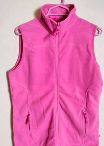 Vibrant Pink Fleece Vest