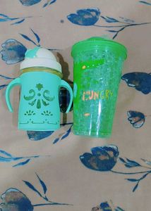 Cute Sippy Cup and Tumbler Set