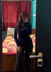 Navy blue top