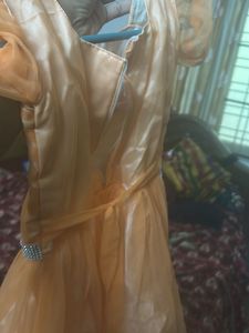 Adorable Peach Party Dress
