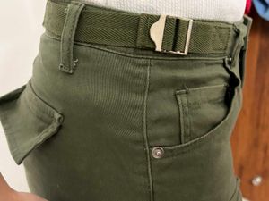 Olive Green Cargo Pants