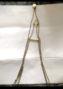 Layered Triangle Bar Necklace