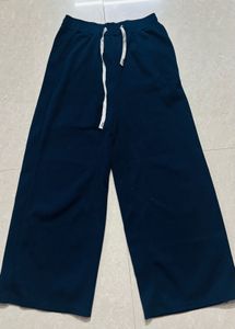 Navy Blue Wide Leg Pants