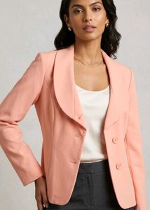 Peach Blazer Jacket
