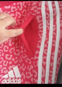 Adidas Pink Leopard Print Jersey