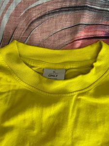 ONLY BRAND - Bright Yellow Long Sleeve Top