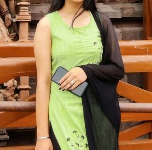 Slim Green Kurti (Discounted For Today)