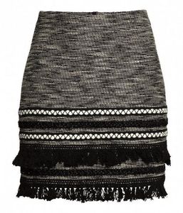 imported h&amp;m  Chic Striped  Skirt