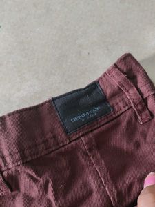 Stylish Maroon Cargo Skirt