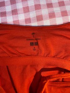 Cute Red-Orange Cami Top