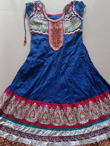 Embroidered Blue Kurta